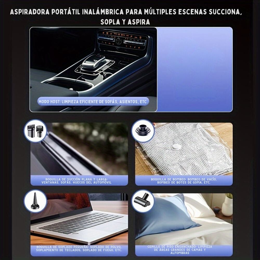 Miniatura 2 de ASPIRADORA PORTATIL INALAMBRICA MULTIFU